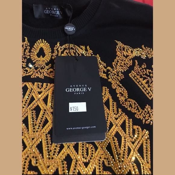 N🚫T FOR SALE “NWT MENS GEORGE V PARIS SWEATER” SIZE: SMALL - Picture 3 of 8